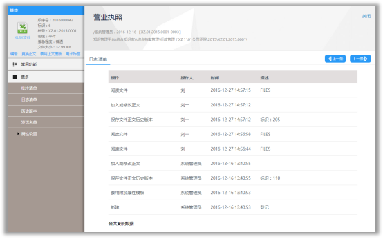 企業(yè)證照管理